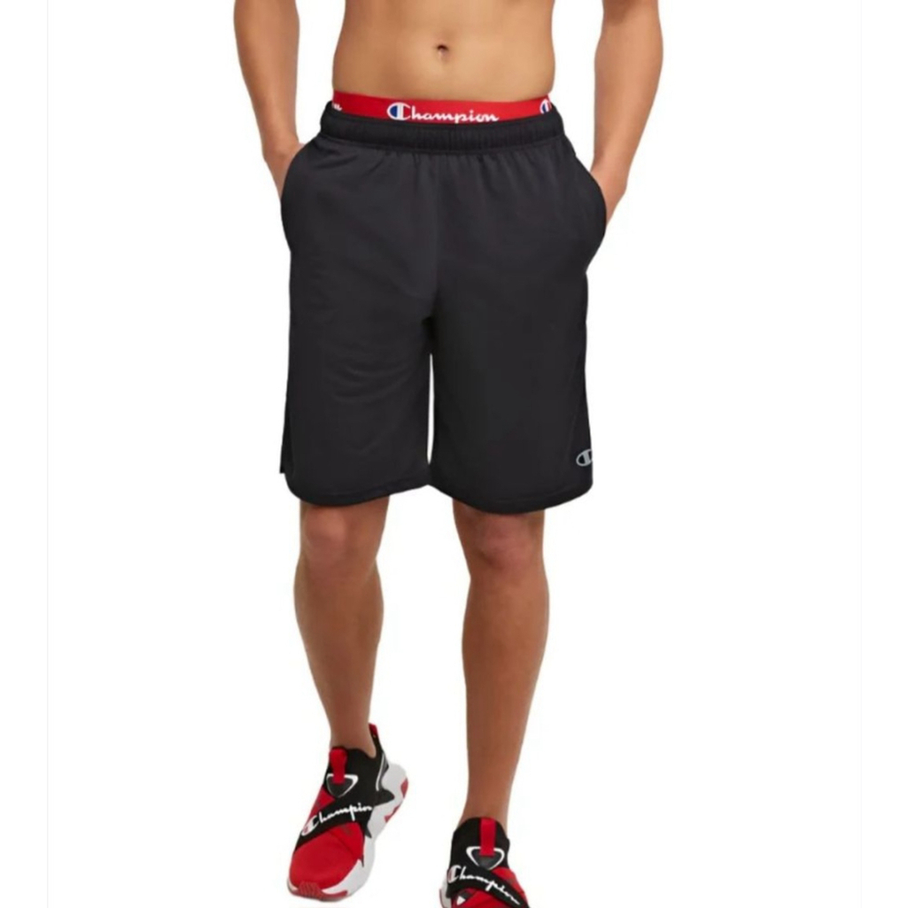Men's Champion Athletic Moisture Wicking Shorts 9" inseam M soft & comfy